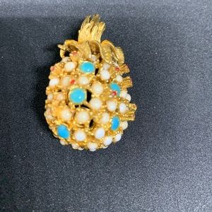 Pauline Rader Brooch Pin - Pineapple